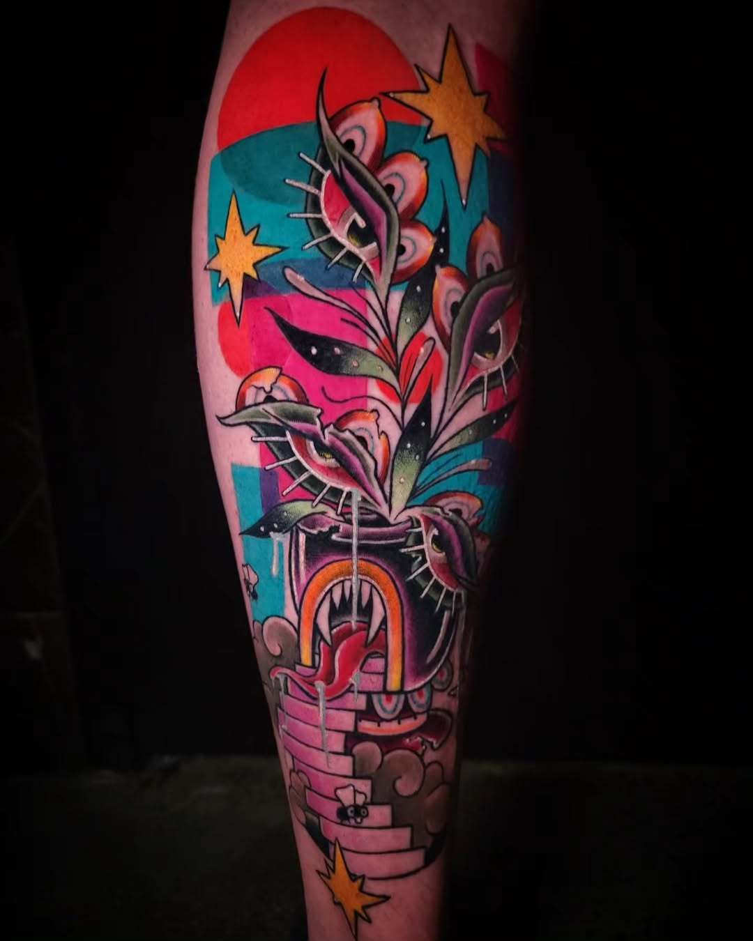 Tattoo by @suckafish_tattoos — illustrative, new_school