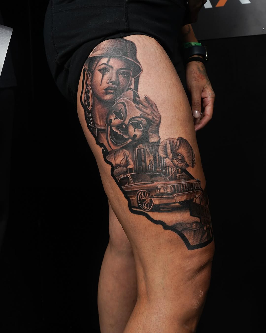 Tattoo by @gusbyrdtat2 โ chicano, realism