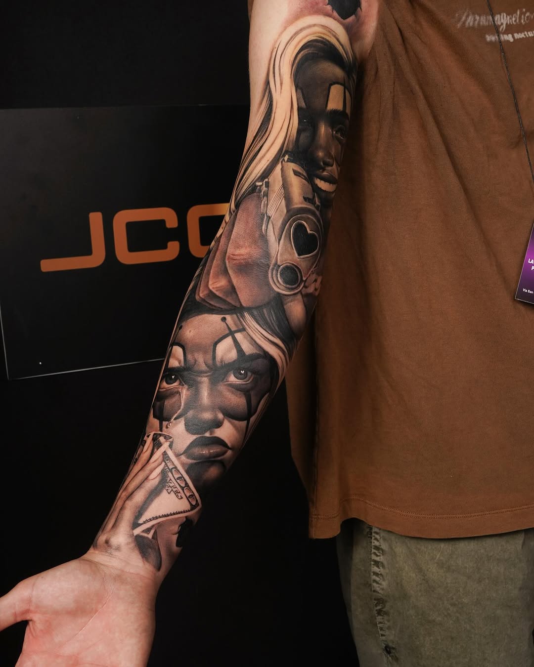 Tattoo by @gusbyrdtat2 โ realism, black_and_grey