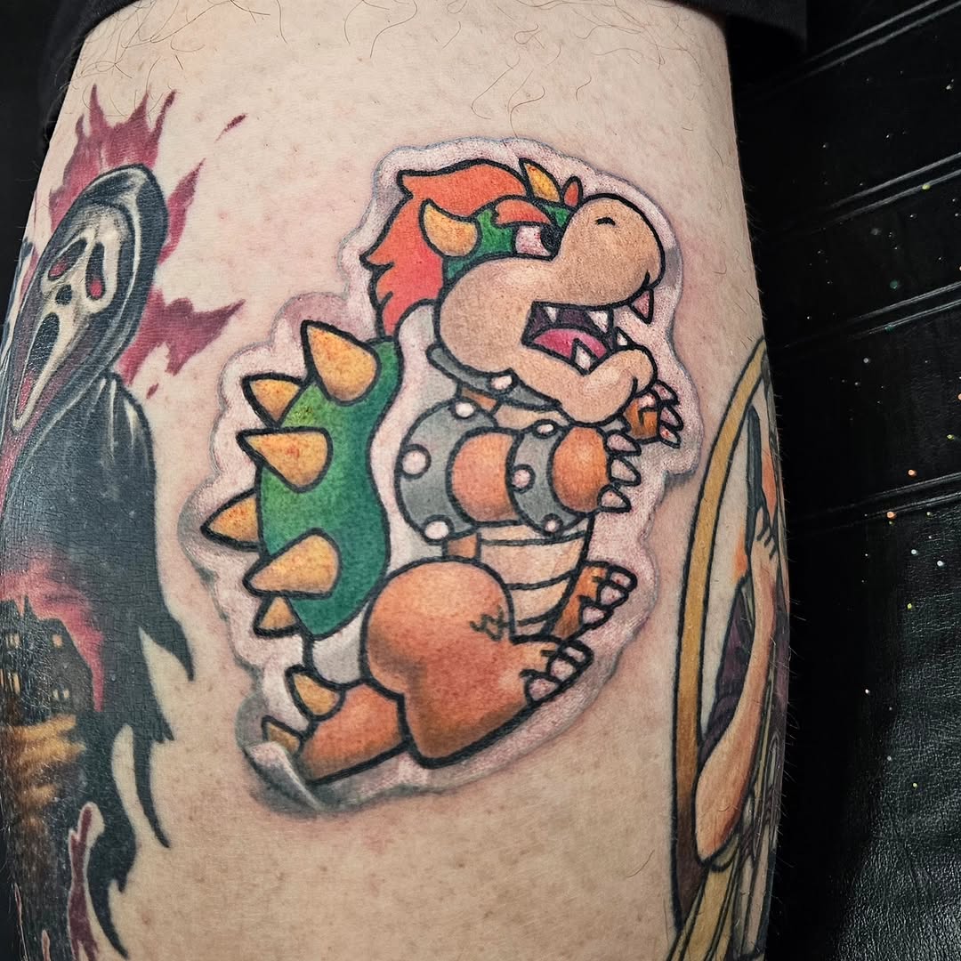 Tattoo by @templ5 — new_school, anime