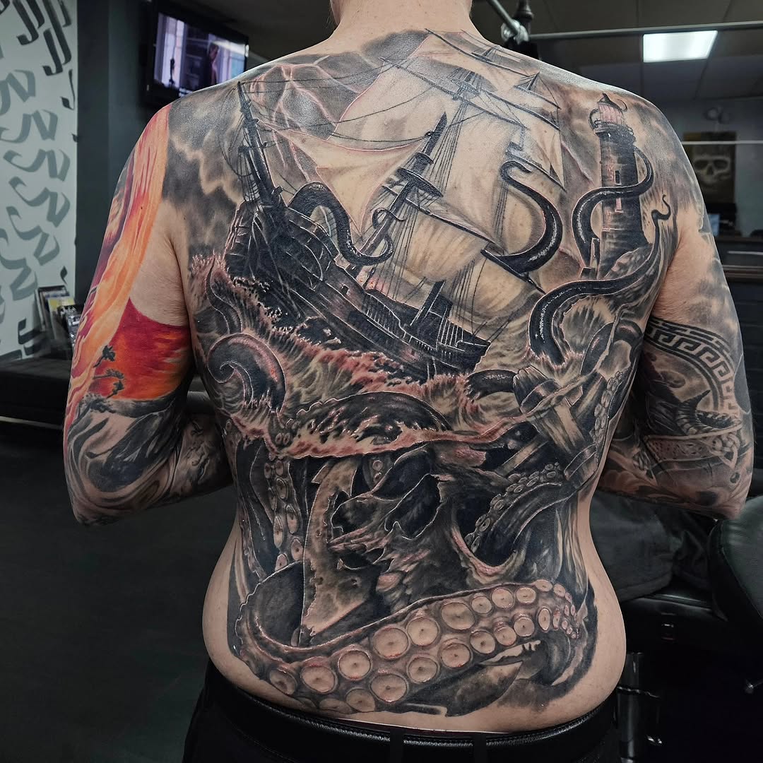 Tattoo by @templ5 — realism, black_and_grey