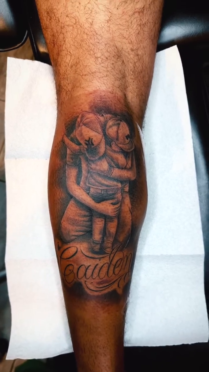 Tattoo by @tat_papi — black_and_grey, realism
