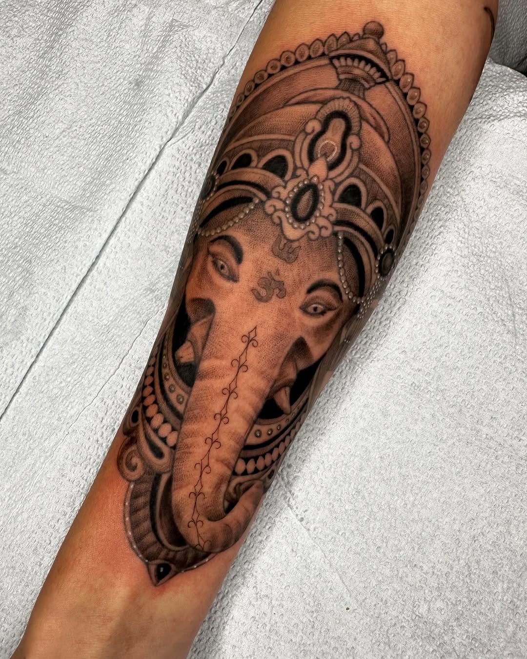 Tattoo by @jakejtattoos — black_and_grey, realism