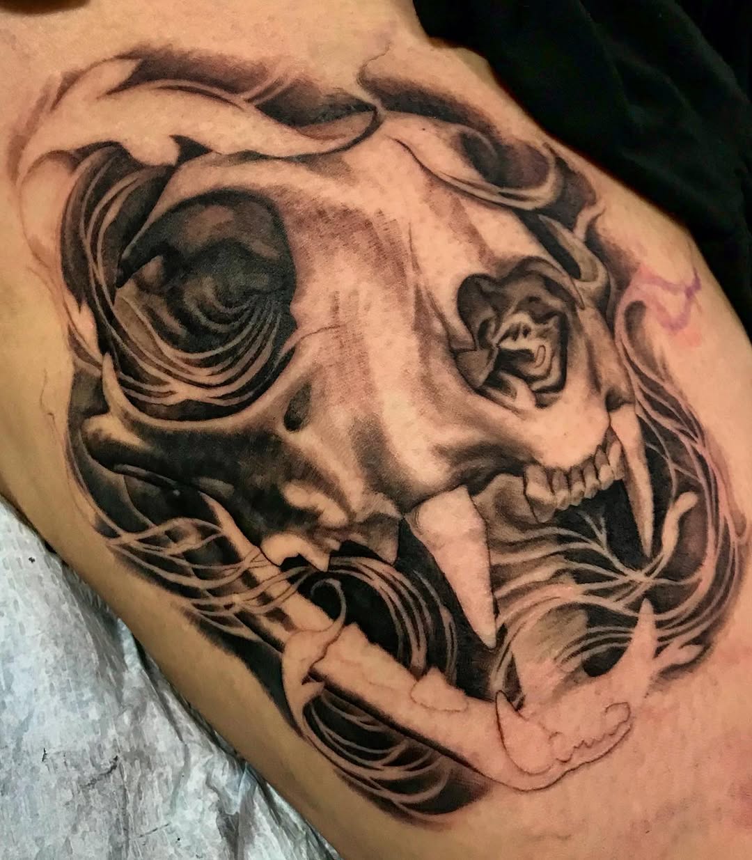 Tattoo by @doctorze — realism, black_and_grey