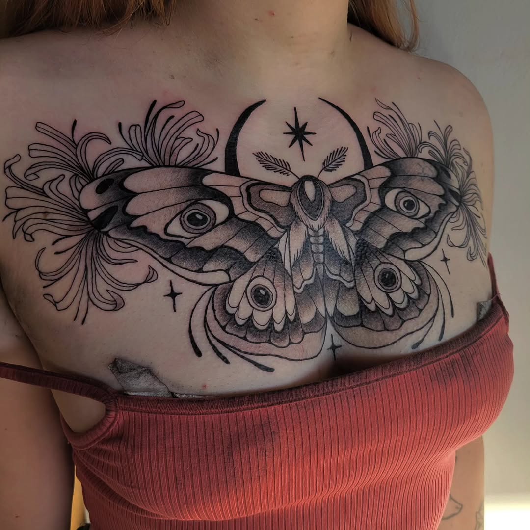 Tattoo by @aqua.suntattoos — black_and_grey, ornamental