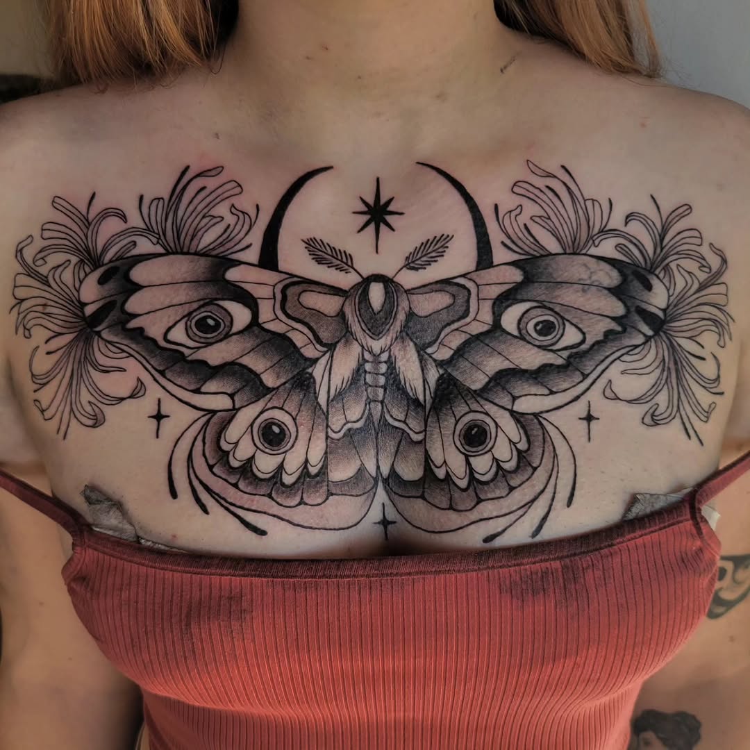 Tattoo by @aqua.suntattoos — black_and_grey, ornamental
