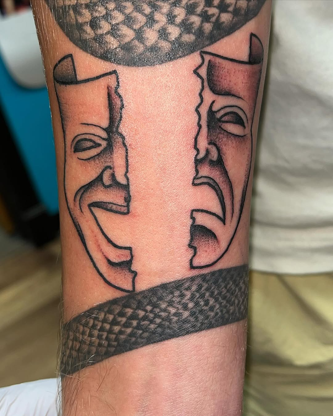 Tattoo by @cooptat2 — black_and_grey, chicano