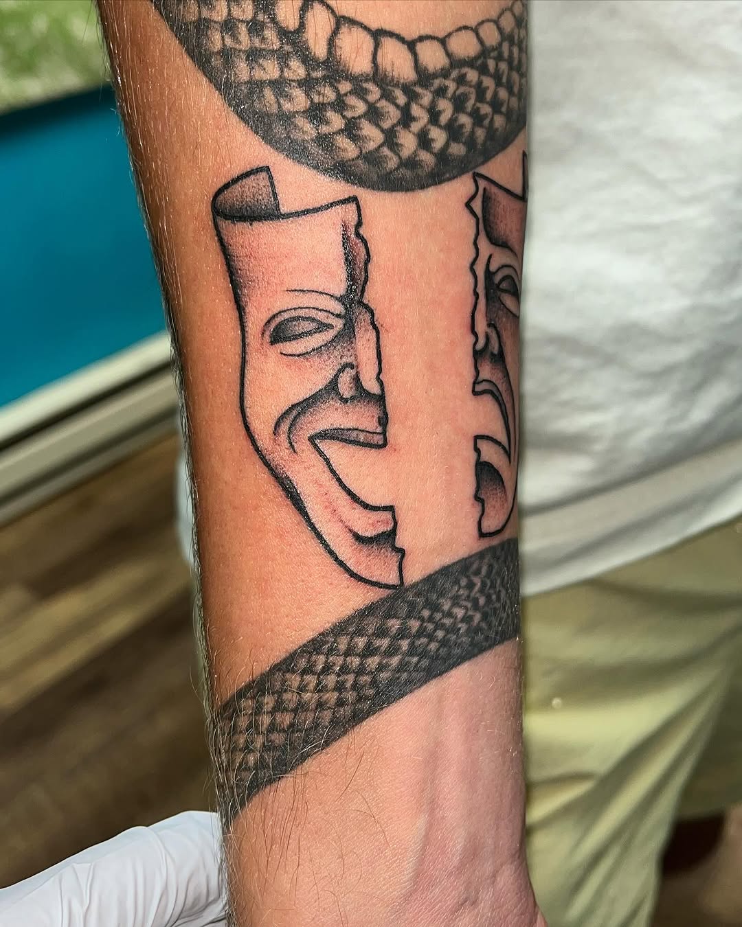 Tattoo by @cooptat2 — black_and_grey, realism