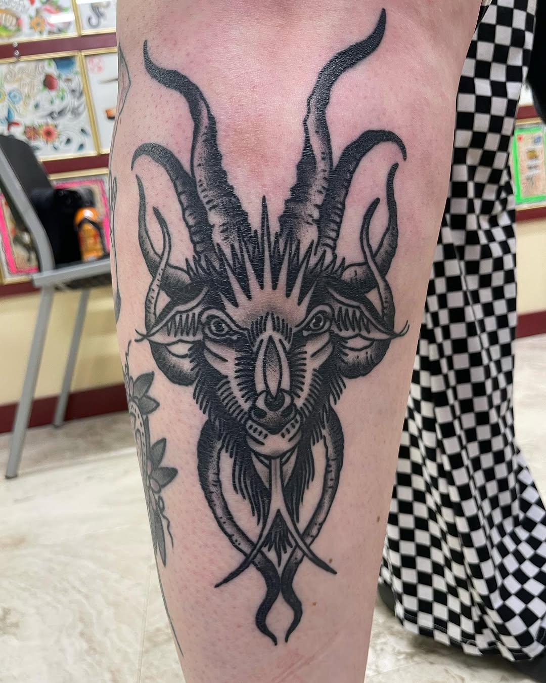 Tattoo by @bellmoreshow — blackwork