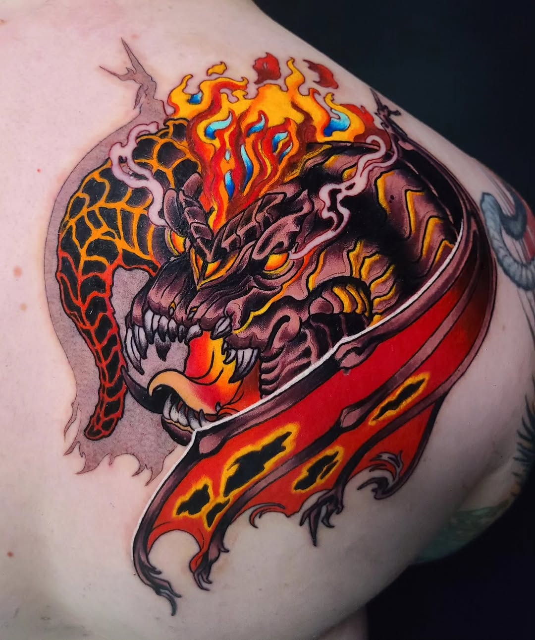 Tattoo by @the.morrioghain — japanese_irezumi, neo_traditional