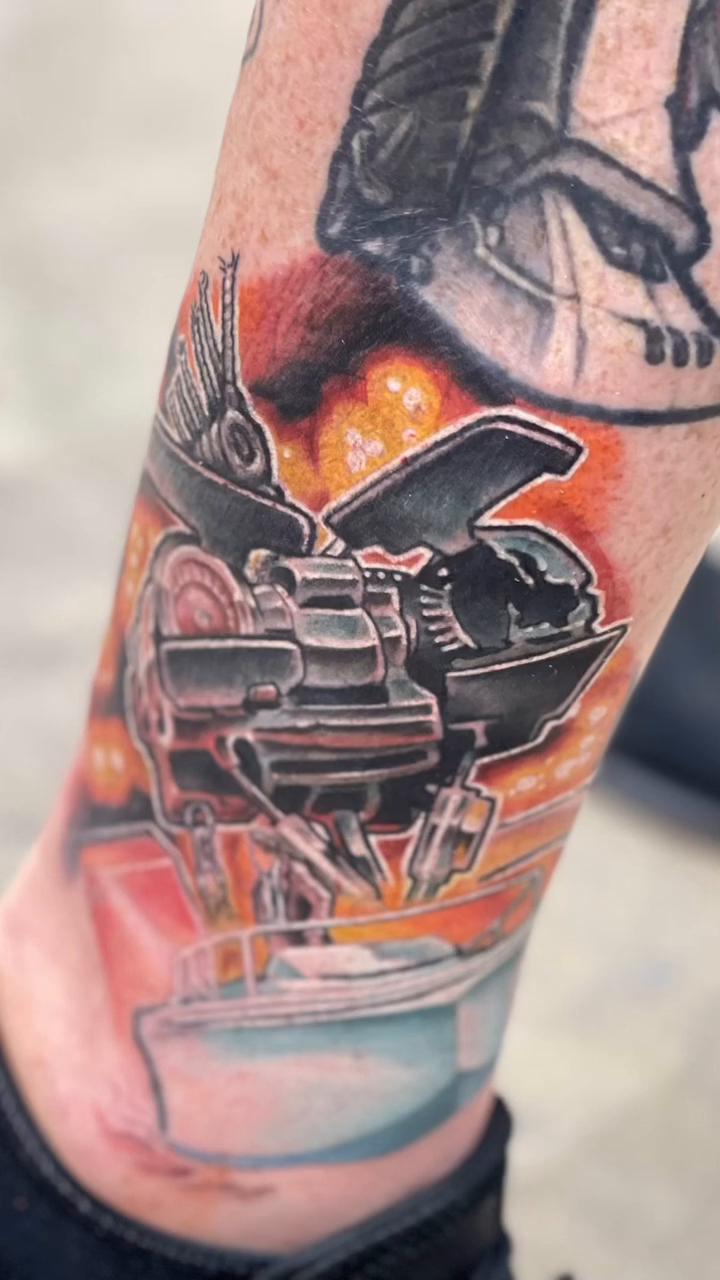 Tattoo by @ryan.gould.tattoo — illustrative, anime