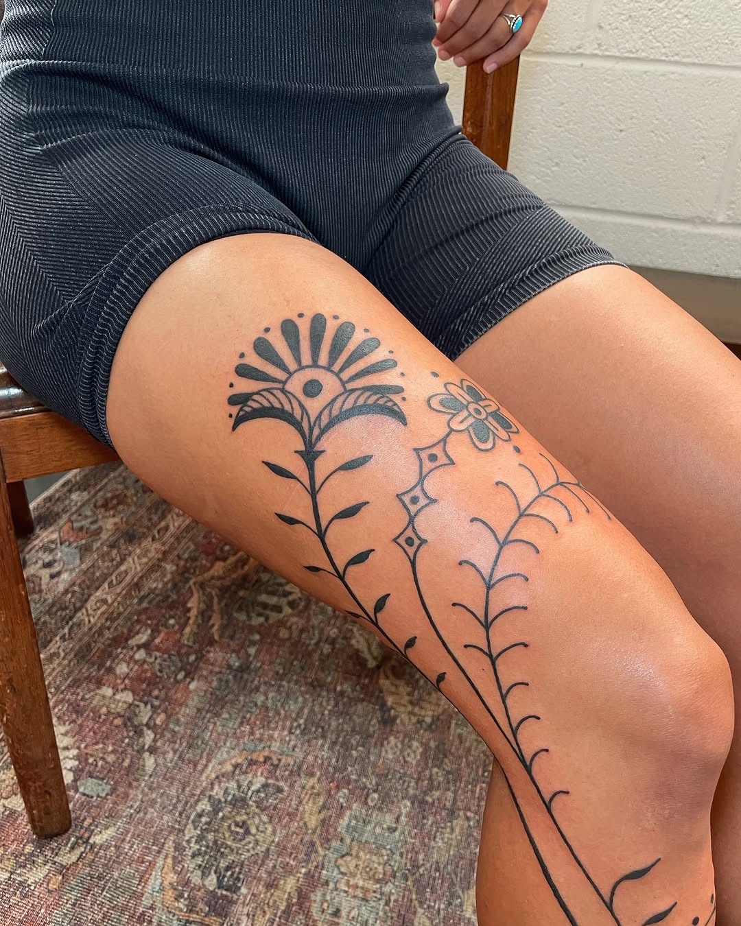 Tattoo by @cosmic___karma โ fine_line, ornamental