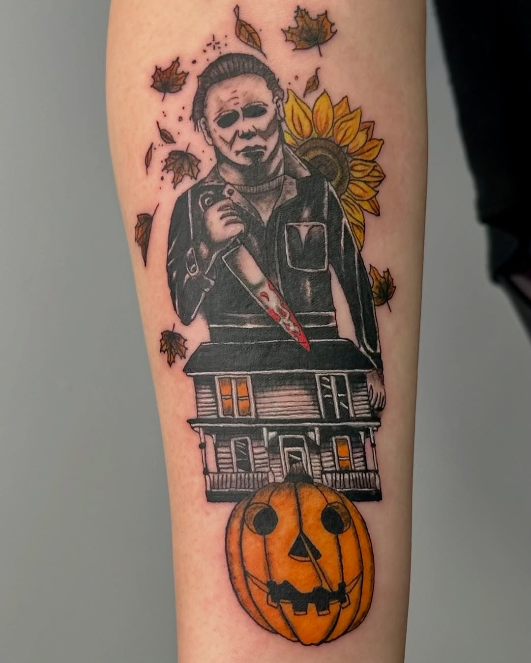 Tattoo by @aj_inkvillage — black_and_grey