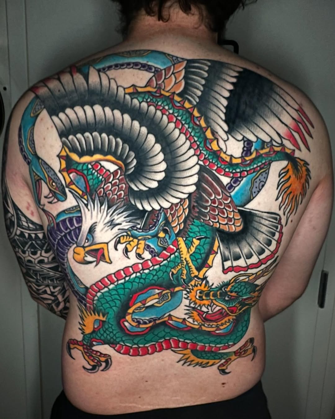 Tattoo by @hellboundhawktattoos โ japanese_irezumi, neo_traditional