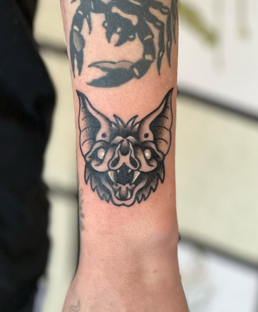 Tattoo by @artof_cj — american_traditional, blackwork