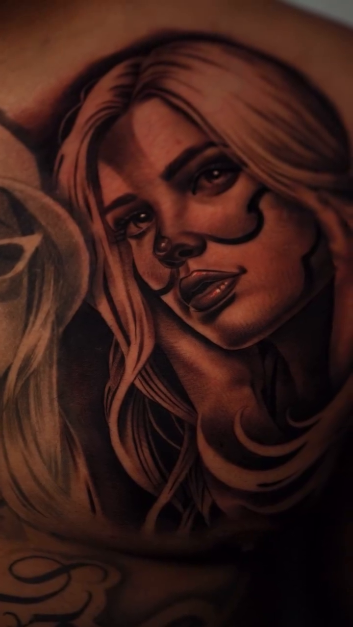 Tattoo by @tattoosbyivang โ realism, black_and_grey