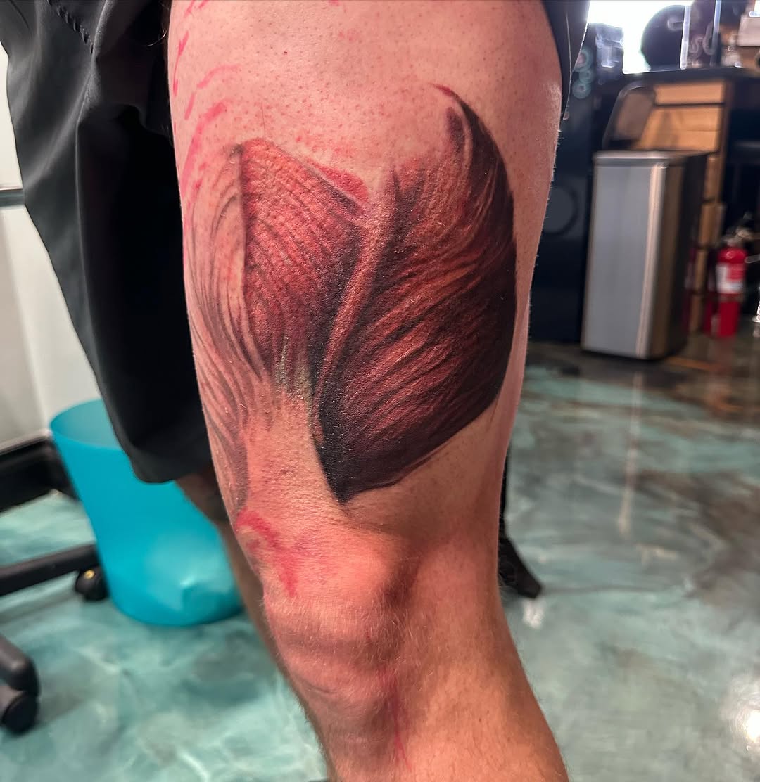 Tattoo by @dingus_art — realism, black_and_grey