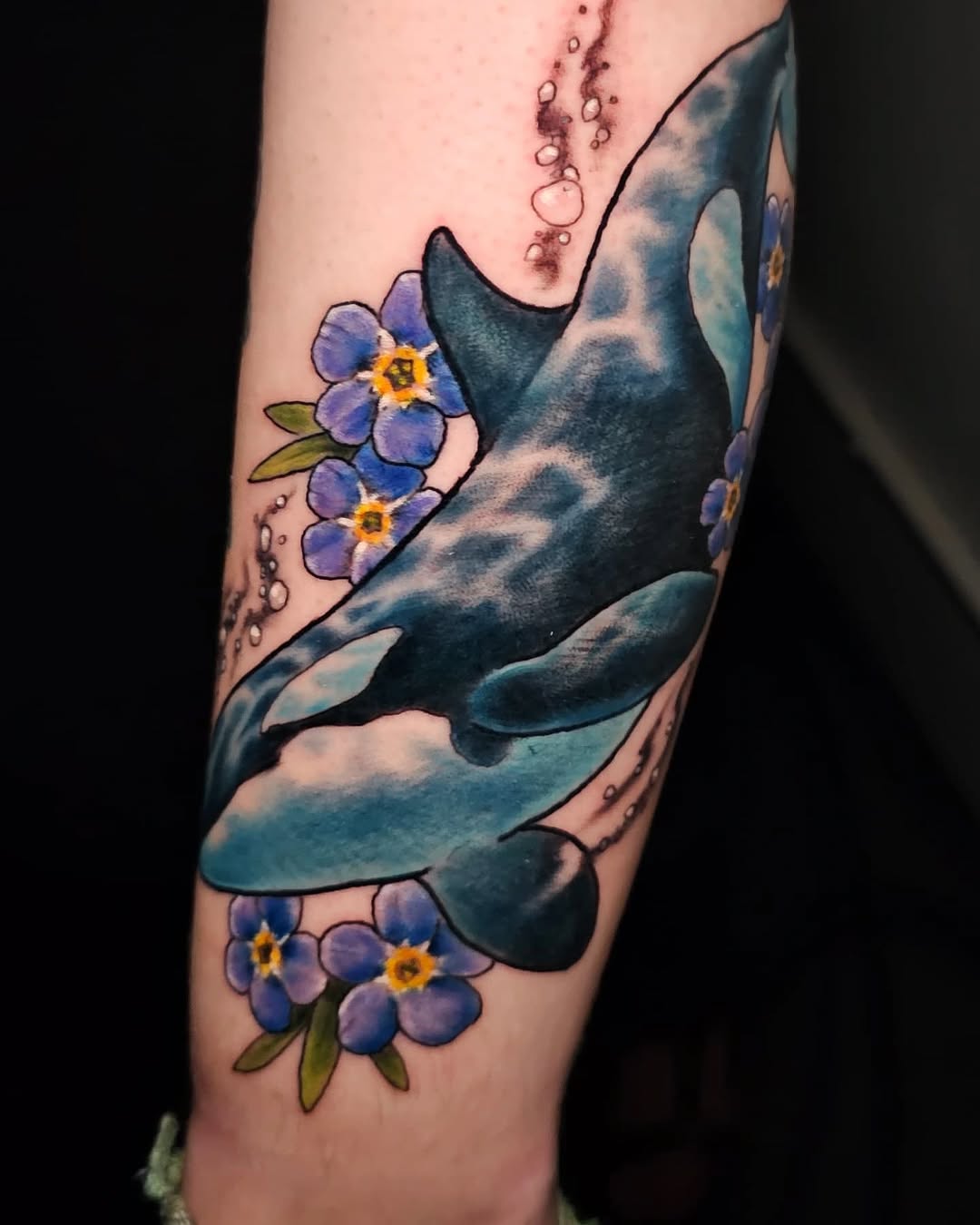 Tattoo by @omni.pleco — realism, watercolor