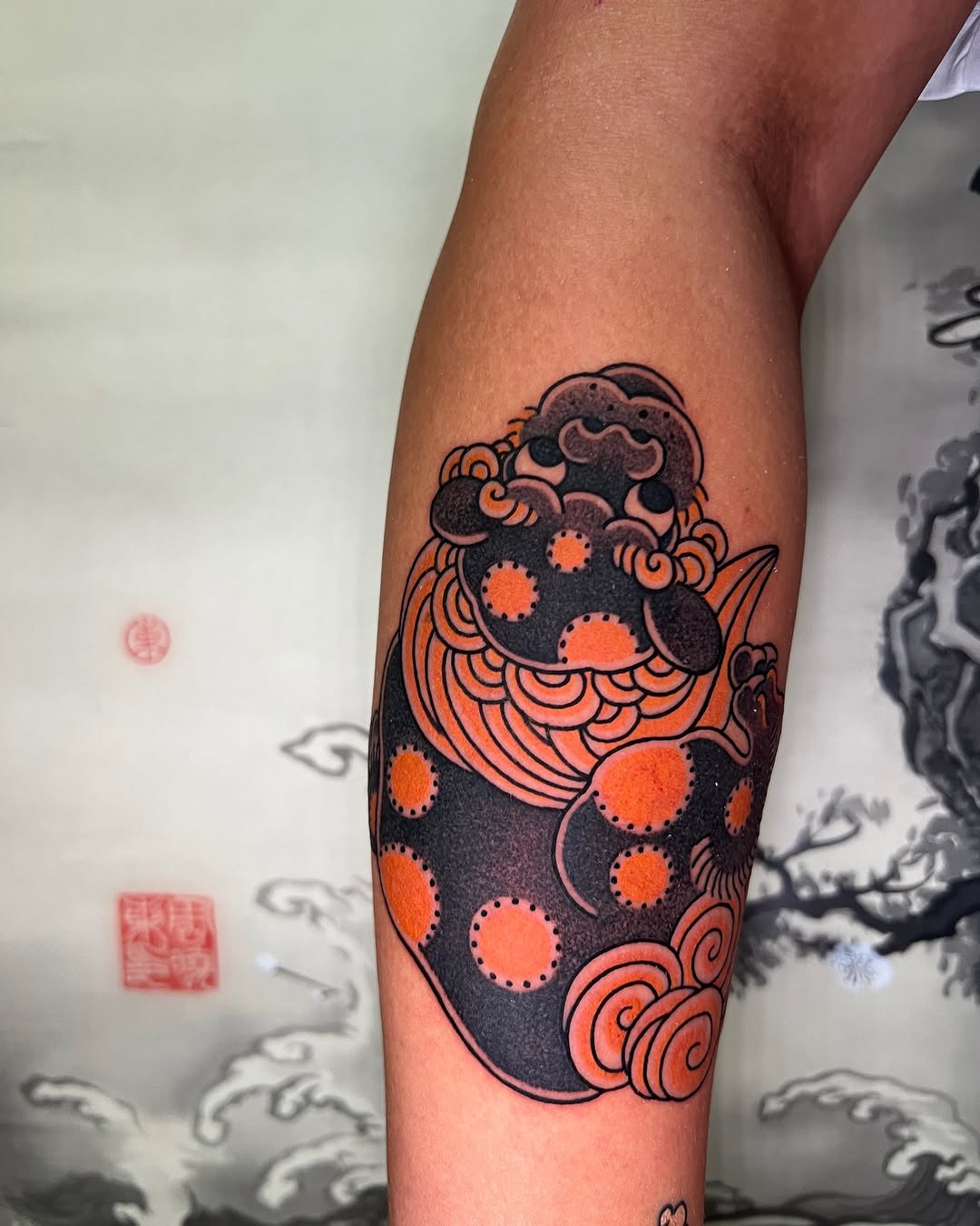 Tattoo by @tattoo.kin — japanese_irezumi, blackwork