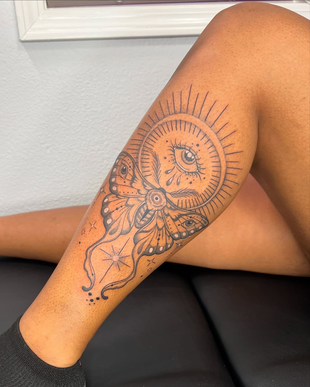 Tattoo by @badjasstattoos — black_and_grey