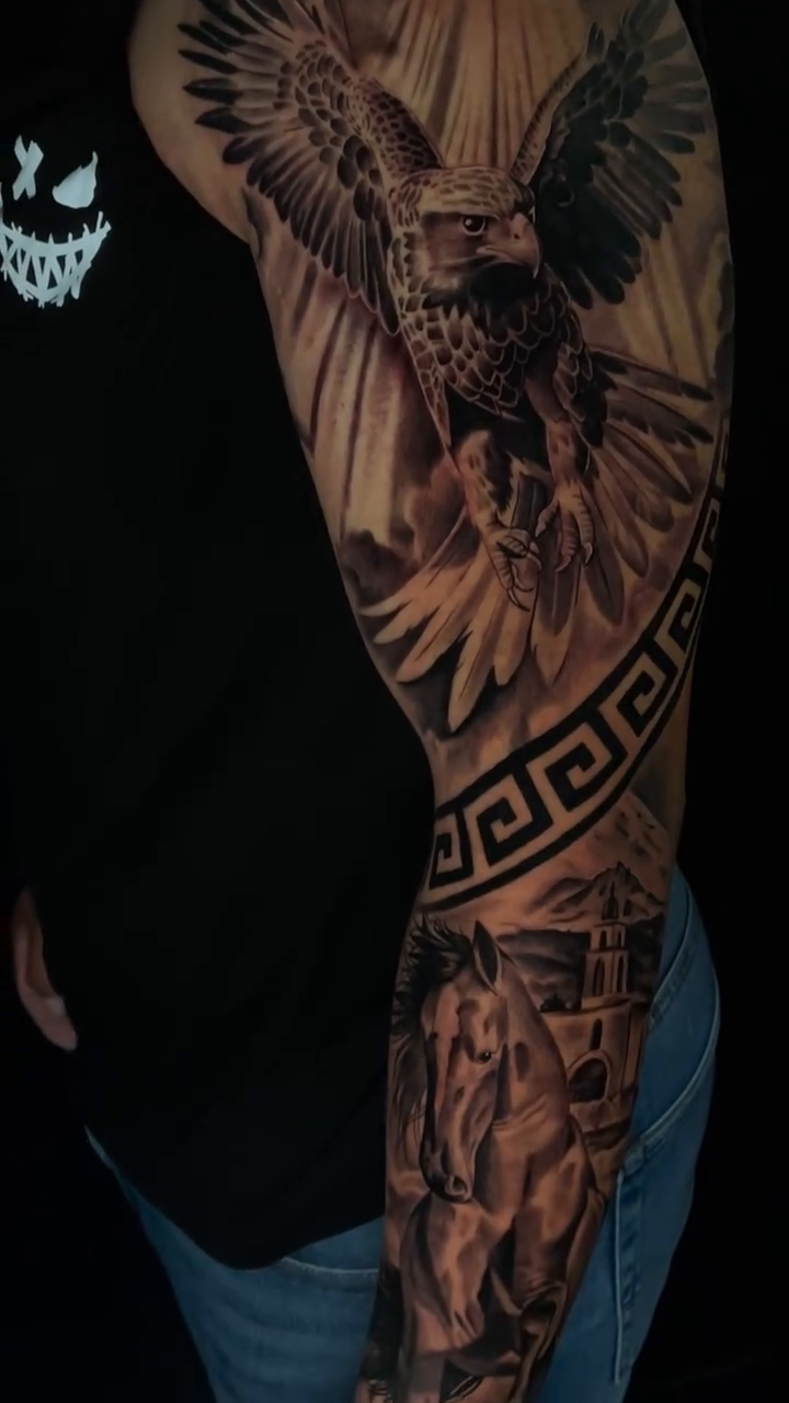 Tattoo by @ibleedink_tattoos โ realism, black_and_grey