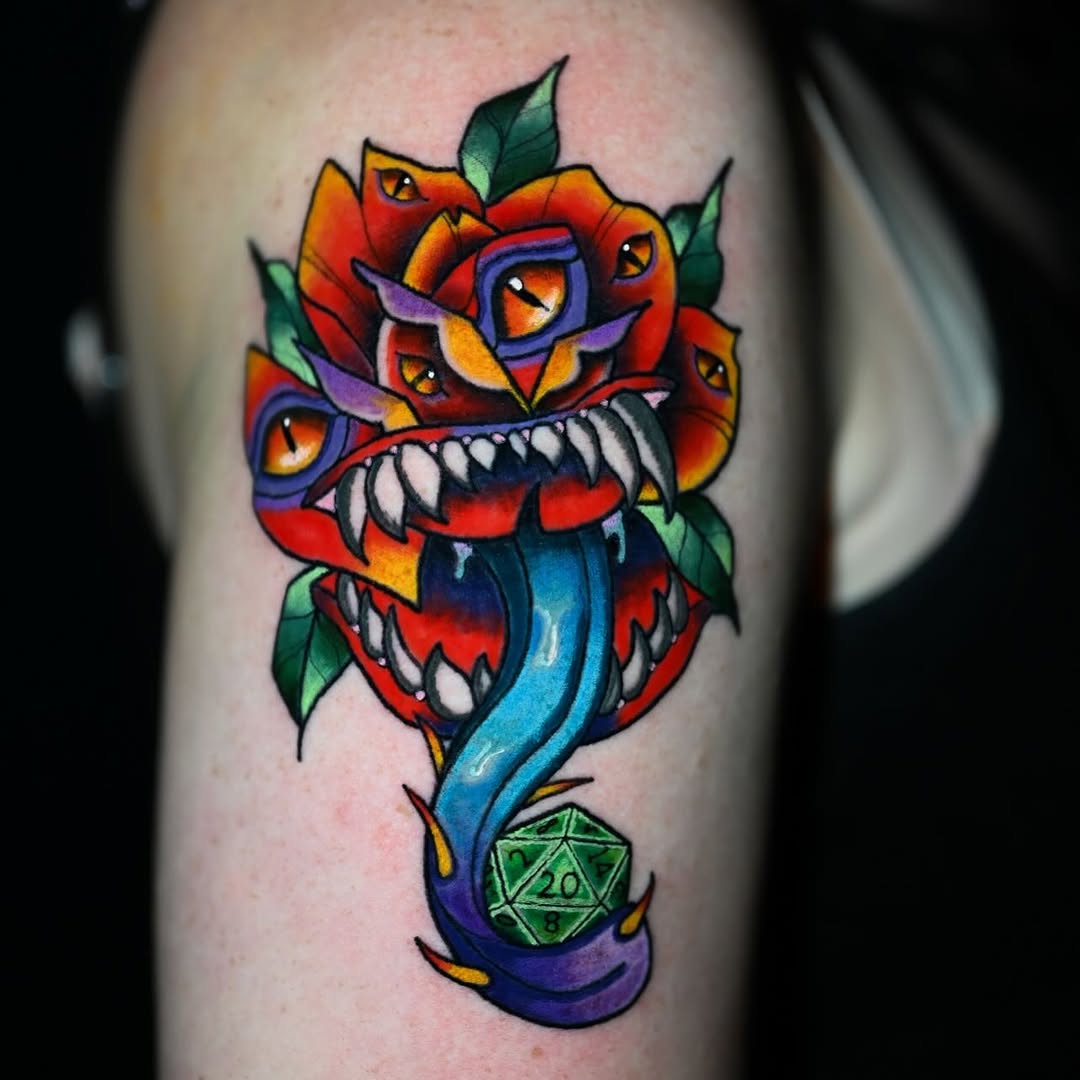 Tattoo by @meech.ink — neo_traditional, new_school