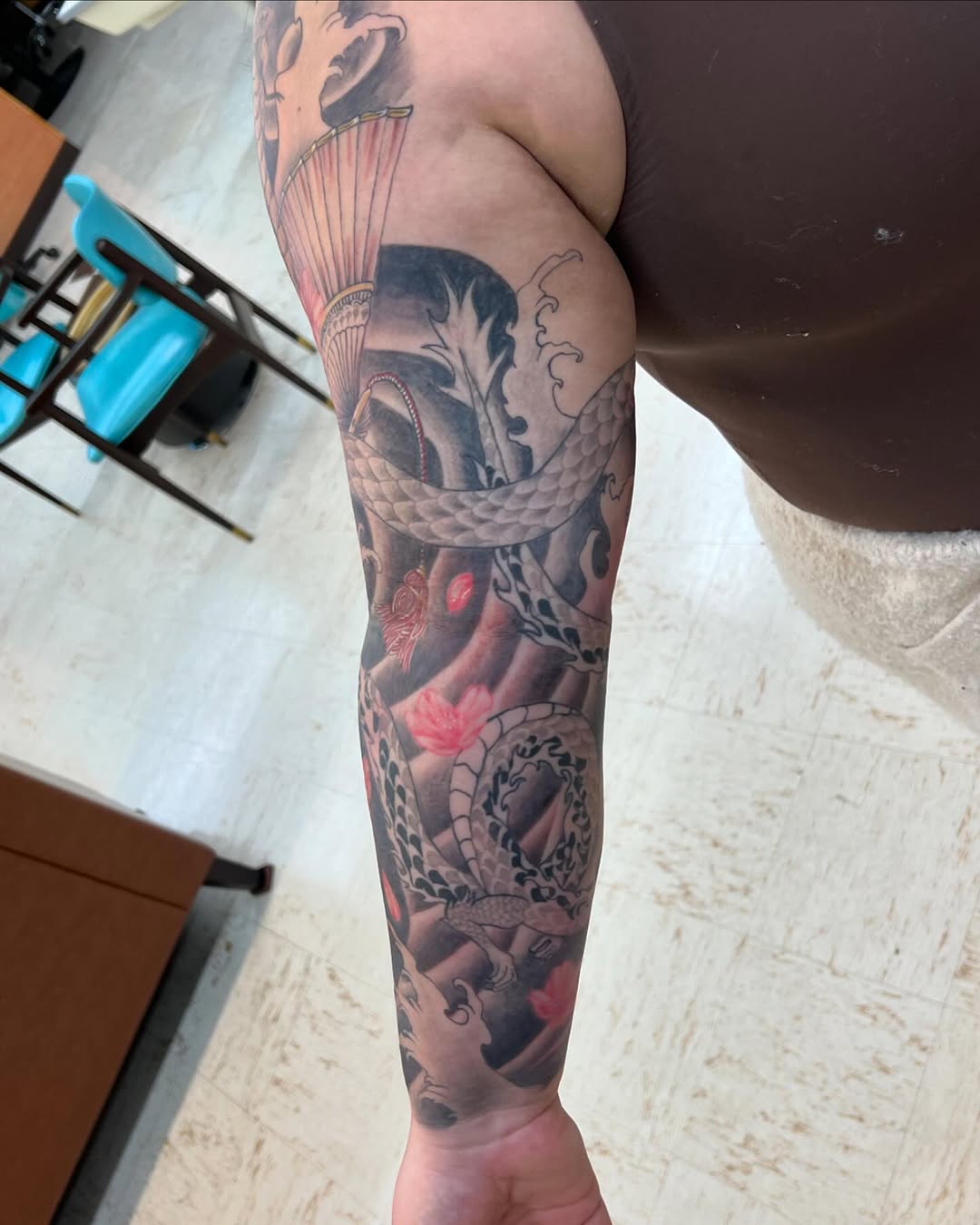 Tattoo by @levisawdontattoo — japanese_irezumi, illustrative