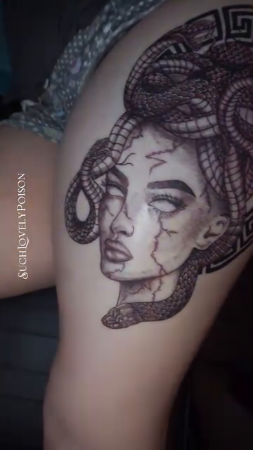 Tattoo by @suchlovelypoison — black_and_grey
