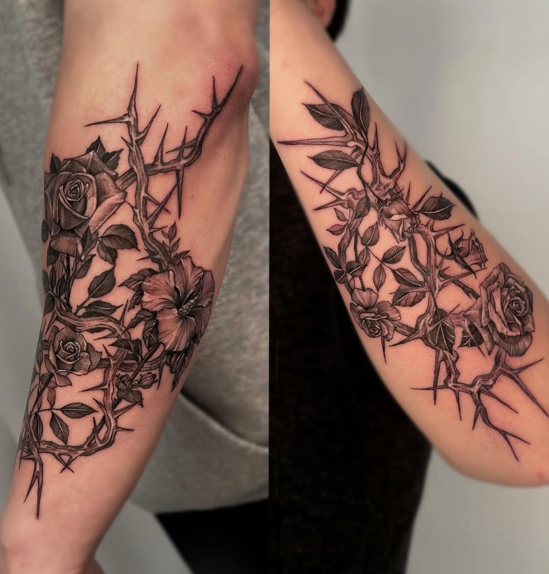 Tattoo by @hari__tattooer — black_and_grey, realism