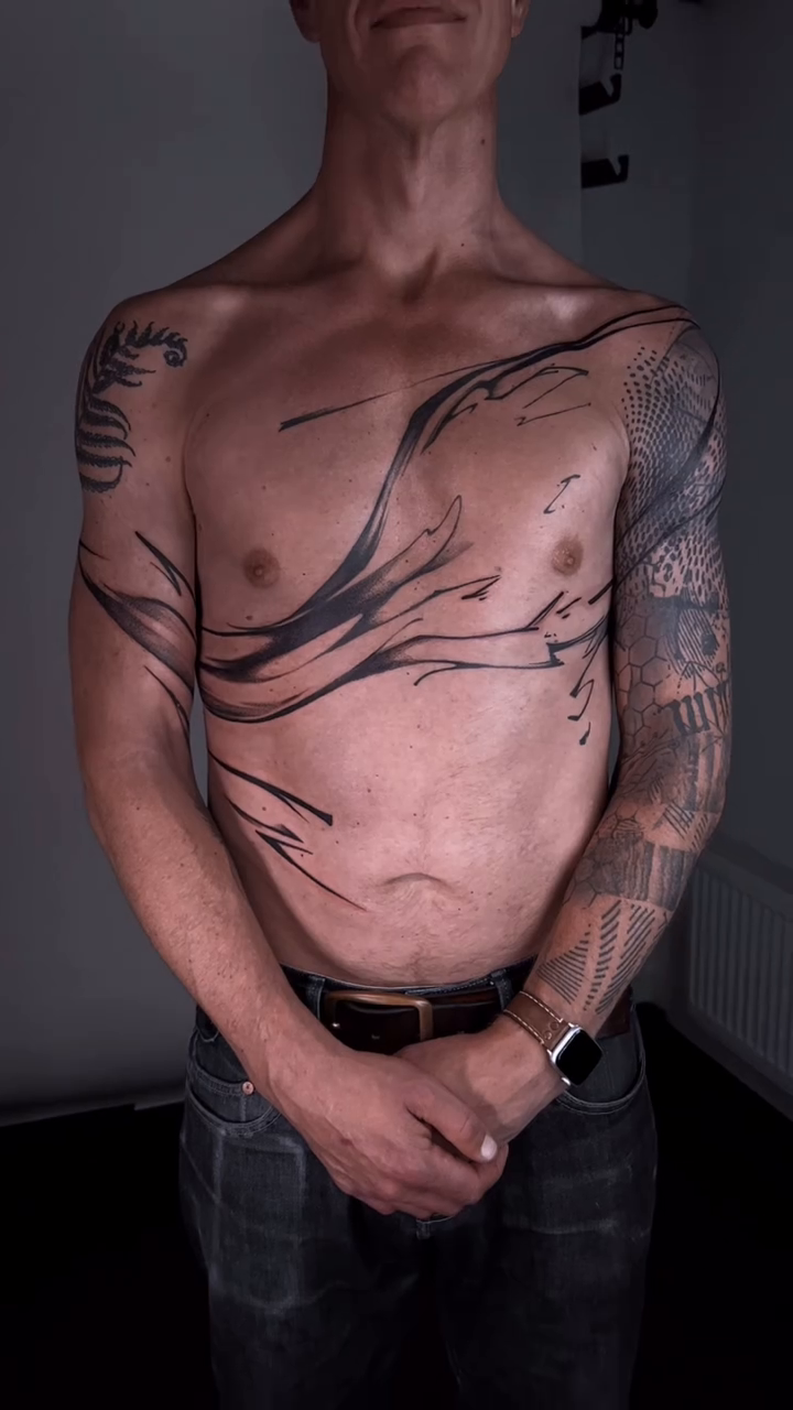 Tattoo by @pietromoleti — blackwork