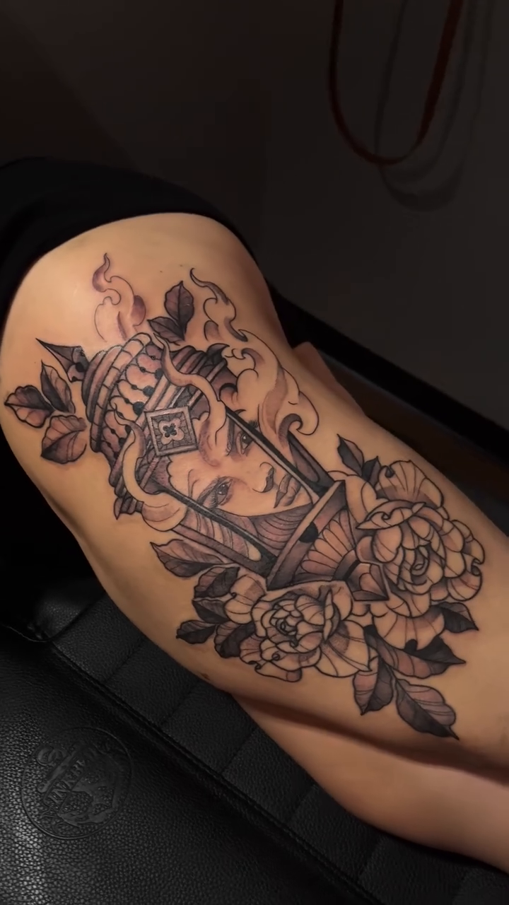 Tattoo by @zeaatattoos — black_and_grey, realism