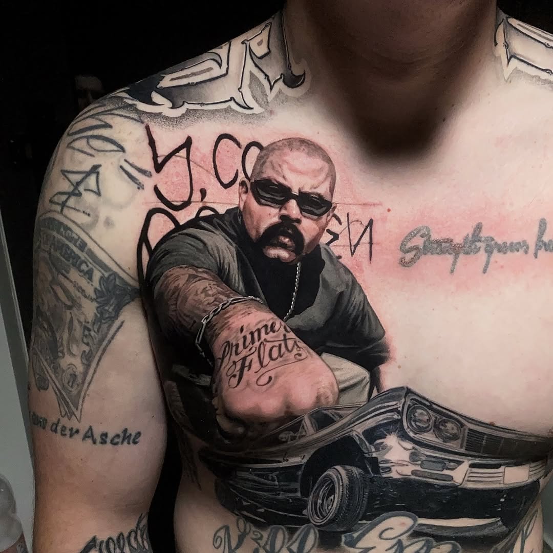 Tattoo by @nikolaymertsalov — realism, chicano