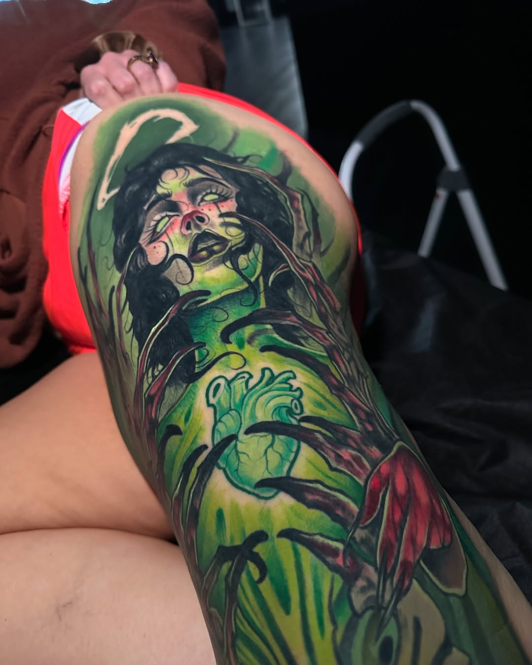 Tattoo by @chance_tattoos — dark_realism, new_school