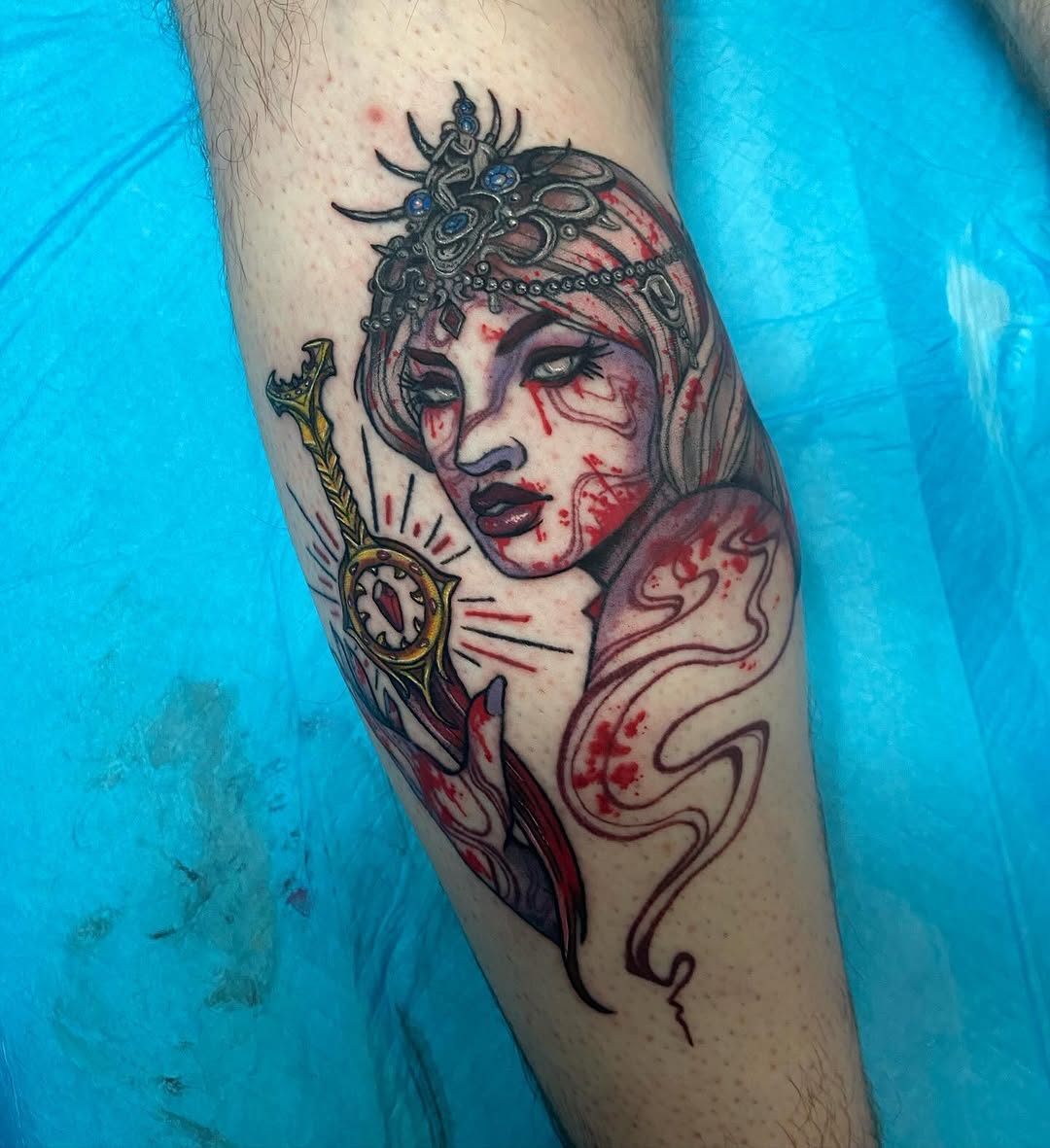 Tattoo by @bonechillingink โ illustrative, dark_realism