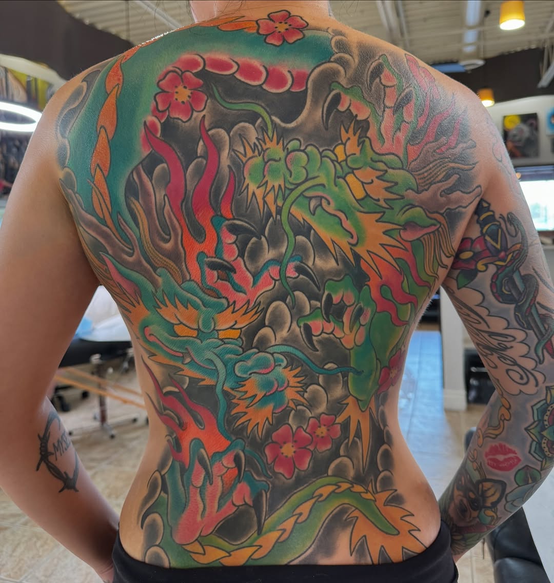 Tattoo by @caryink — japanese_irezumi, illustrative
