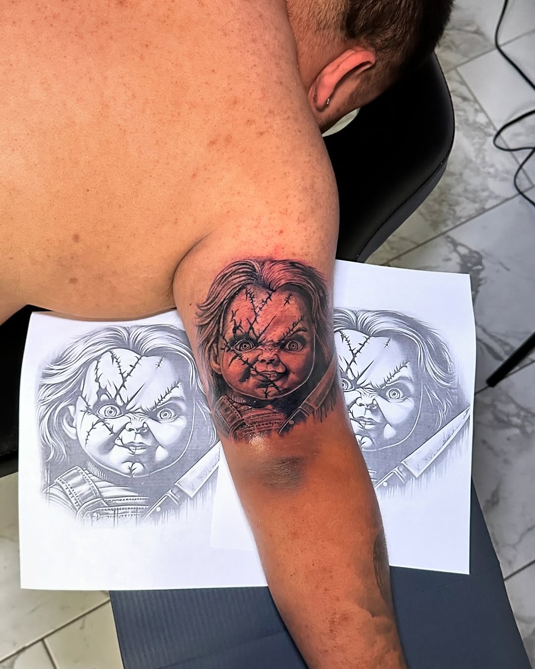 Tattoo by @aztec_tatt — realism, dark_realism