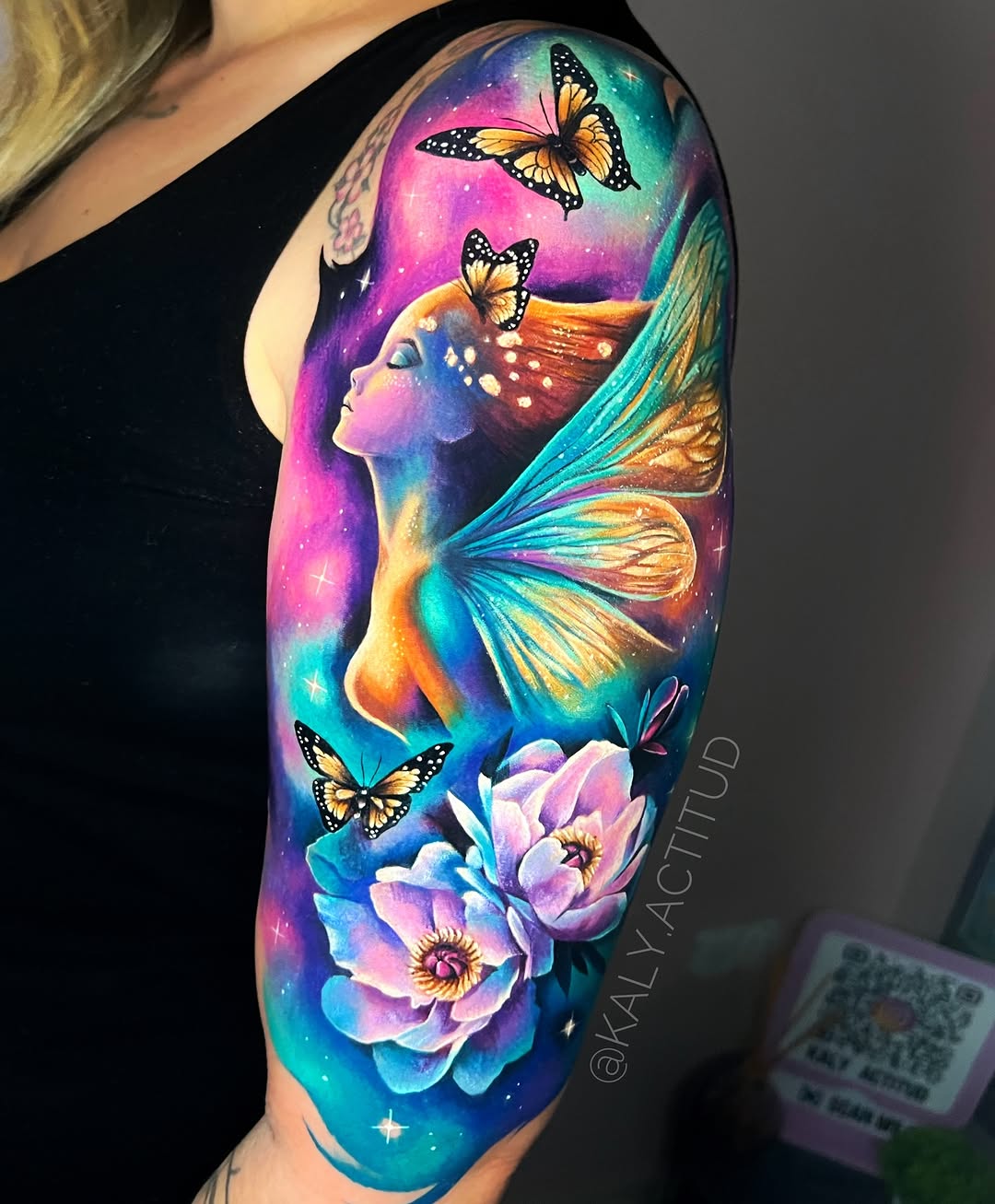 Tattoo by @kaly.actitud — realism, watercolor