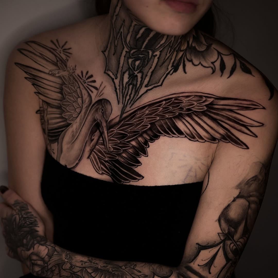 Tattoo by @kuropink_tattoo — black_and_grey, realism