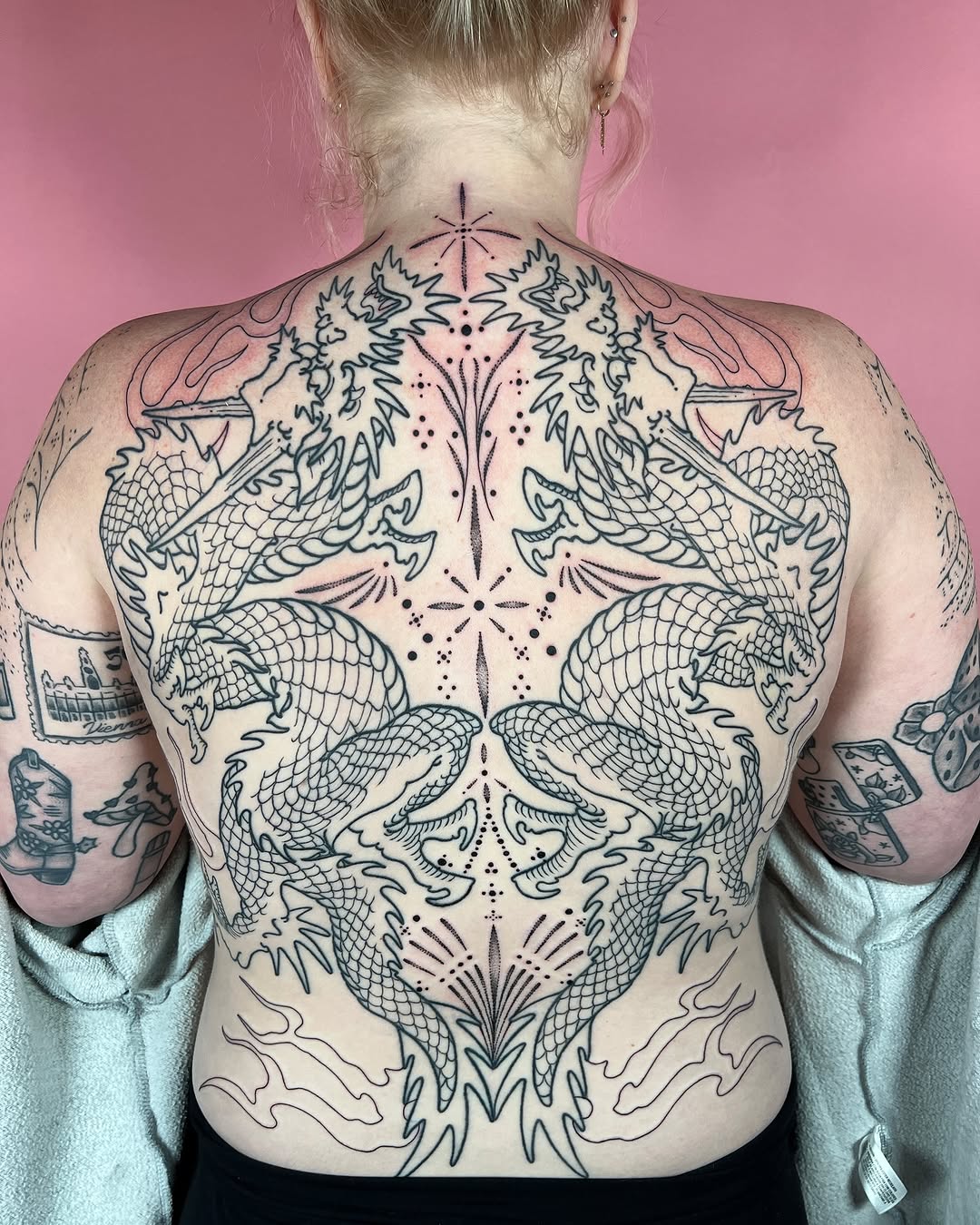 Tattoo by @brianaleflore — japanese_irezumi, blackwork