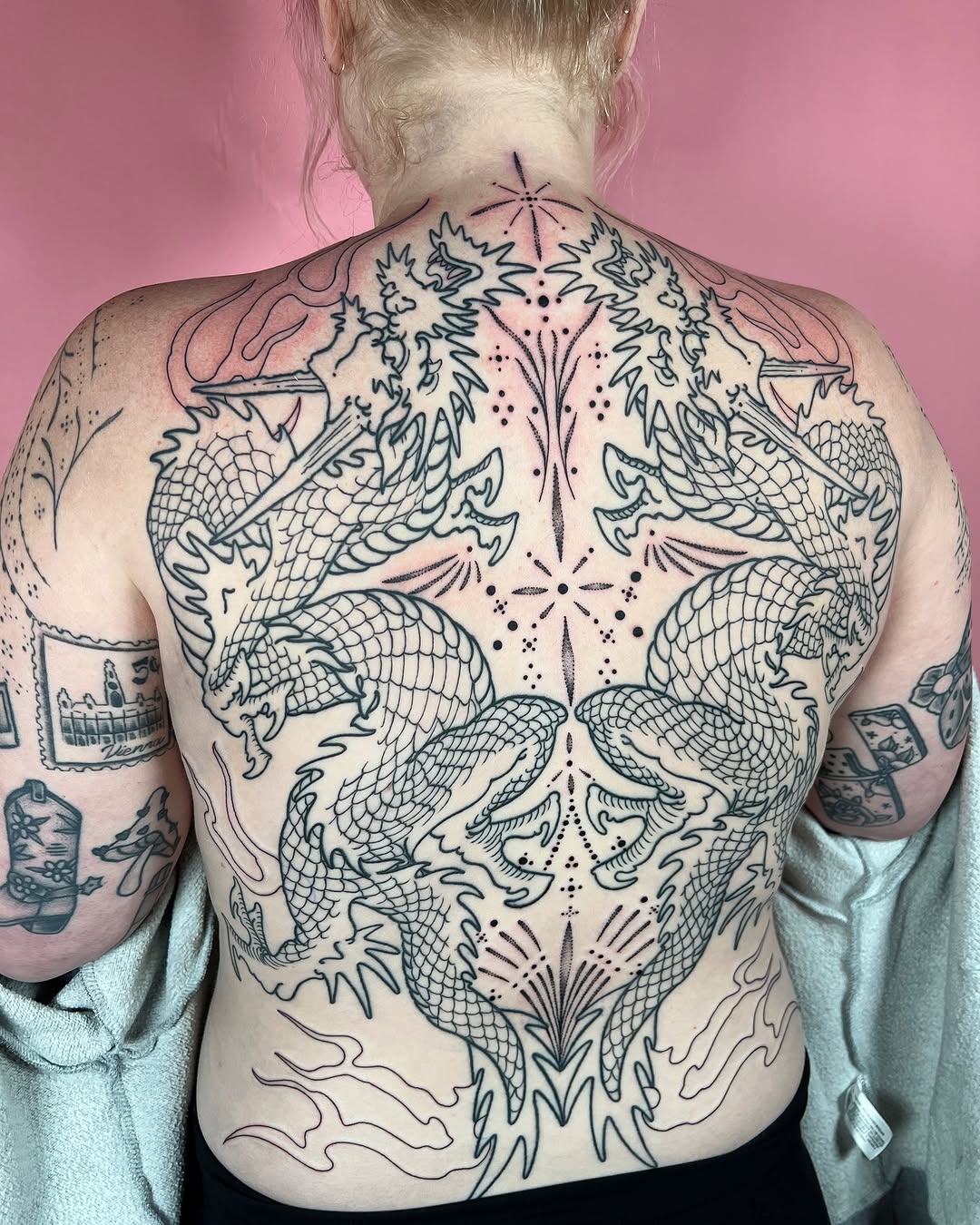 Tattoo by @brianaleflore — japanese_irezumi, blackwork