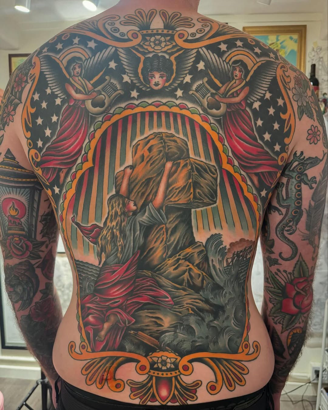Tattoo by @laurent_trelaun — american_traditional, realism