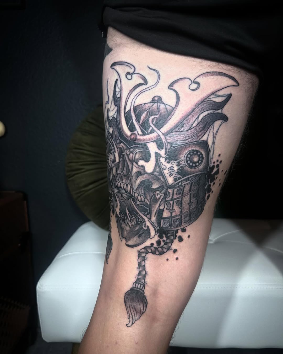 Tattoo by @_inked_ann_ — japanese_irezumi, black_and_grey