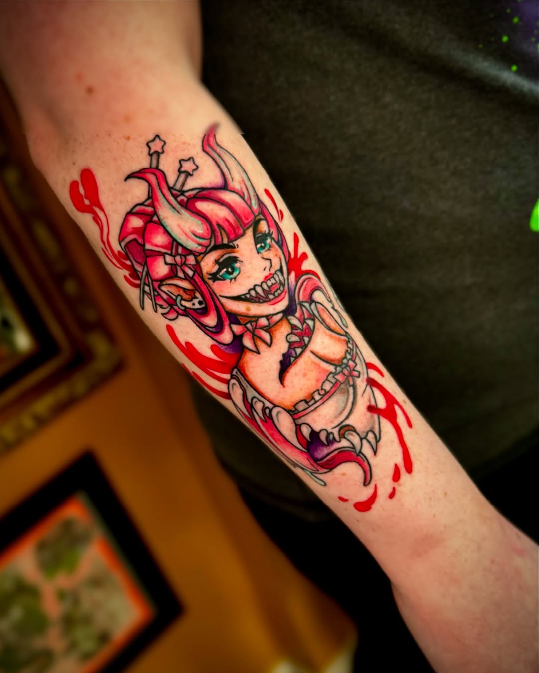 Tattoo by @silverie_inks — new_school, illustrative