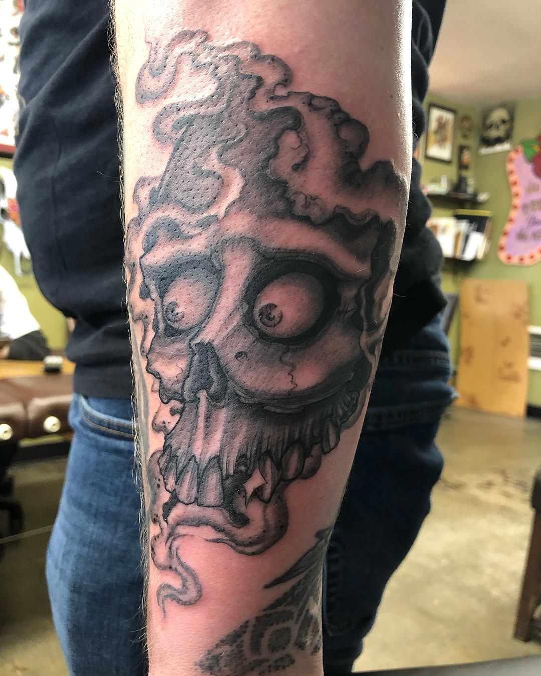 Tattoo by @omaredmisontattooer — black_and_grey, realism