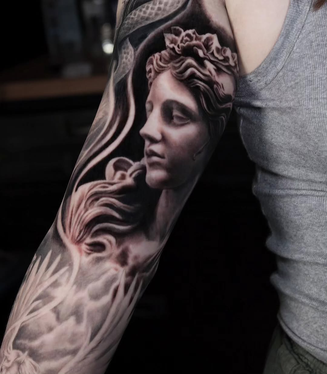 Tattoo by @tattoos_by_bago — realism, black_and_grey