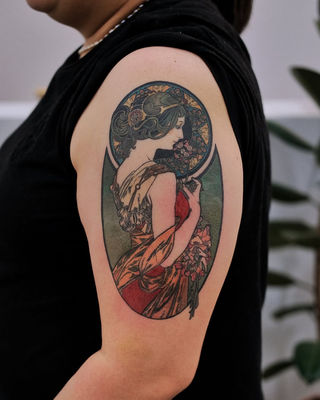 Tattoo by @jieminart — art_nouveau, illustrative