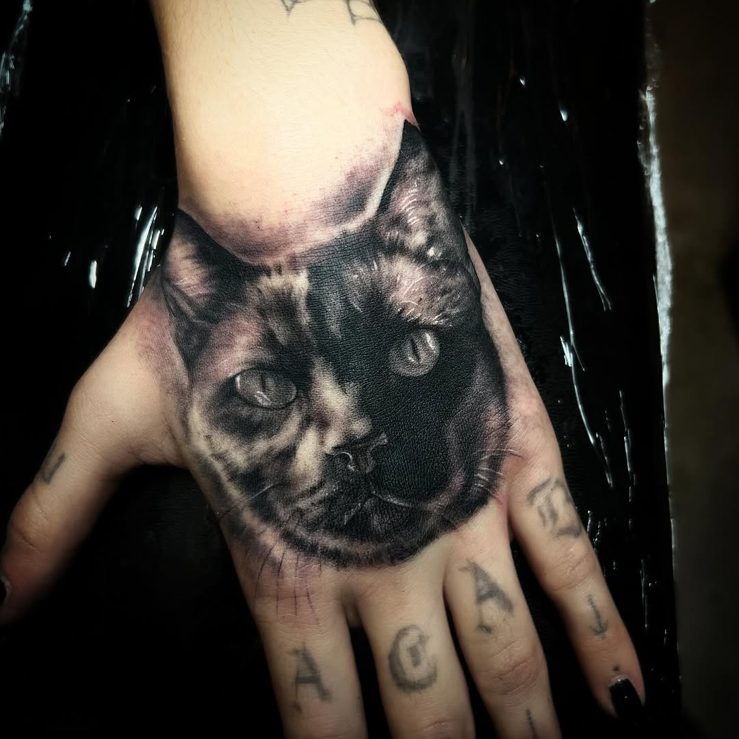 Tattoo by @irotasone β realism, black_and_grey