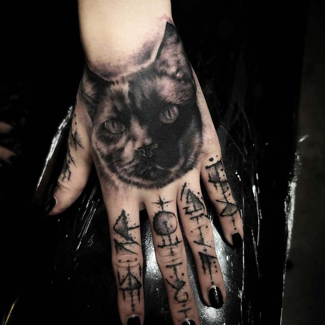Tattoo by @irotasone β realism, blackwork