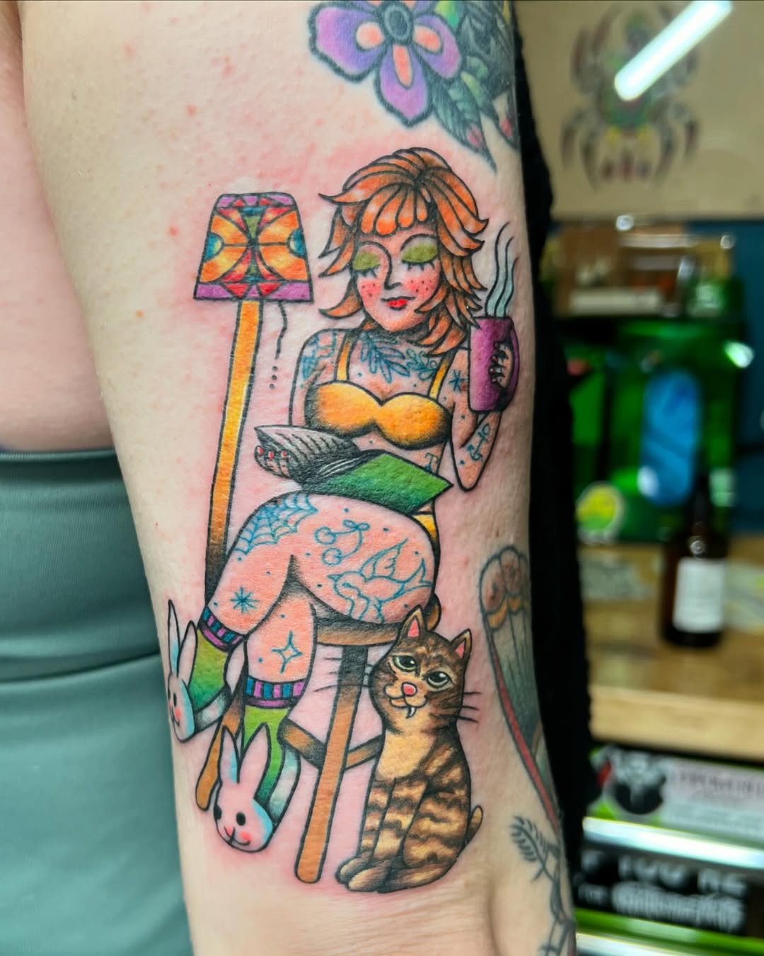 Tattoo by @necromandymods โ new_school, american_traditional