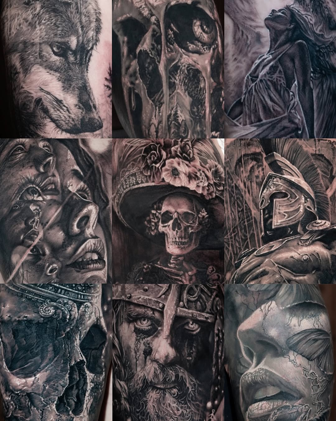 Tattoo by @mike.fd.tattoos — realism, black_and_grey